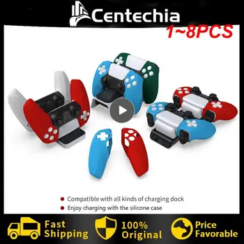 1-8 шт. Игровой скин для PS5 Play Station PS 5 Чехол для контроллера Dualsense, силиконовая оболочка, геймпад, игровые Аксессуары