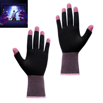 1 пара перчаток с пятью пальцами, Высокочувствительные перчатки, варежки, защищающие от пота, сохраняющие тепло, для киберспорта PUBG, игровые перчатки Sara