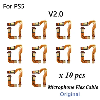 10 Комплектов Сменных аксессуаров Гибкий кабель микрофона Внутренняя Микрофонная лента Гибкий кабель Запасные Части для PlayStation 5 Контроллер PS5