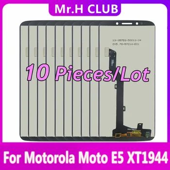 10 шт./лот Для Motorola E5 XT1944 XT1944-4 XT1944-2 ЖК-дисплей С Сенсорным Экраном Дигитайзер В Сборе Замена для Moto E5 LCD