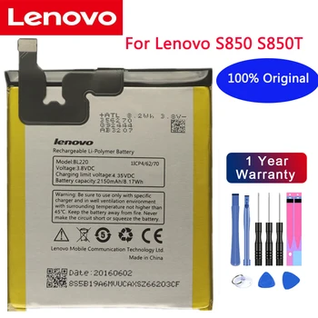 100% Оригинальный BL220 2150 мАч Литий-Полимерный Аккумулятор Большой Емкости Для мобильного Телефона Lenovo S850 S850T + бесплатные инструменты
