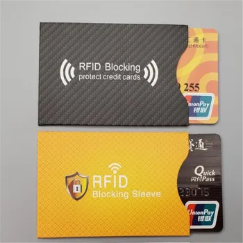 10шт Алюминиевая Фольга RFID Блокирующий Чехол для карты Держатель для карт с защитой от сканирования NFC Экранирование Защита Кредитной Банковской карты Противоугонный Кошелек