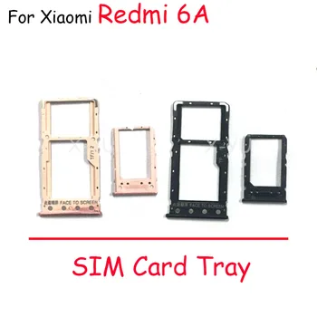 10ШТ Для Xiaomi Redmi 6 6A Держатель Лотка Для SIM-Карты Слот Адаптера Запасные Части Для Ремонта