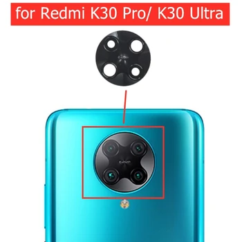 2 шт. для Xiaomi Redmi K30 Pro/K30 Ultra Камера Стеклянный Объектив Задняя Камера Объектив с Клеем 3 М Замена Ремонт Запасная Часть
