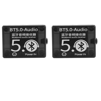 2X Аудиоприемник BT5.0 MP3 Bluetooth Декодер Без потерь Автомобильный Динамик Плата Аудиоусилителя с корпусом