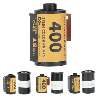 35 мм Цветная Пленка Для Печати Камеры ISO 320-400 35 мм Мелкозернистая Широкая Экспозиция Latitude HD Camera Цветная Негативная Пленка для Камеры 135