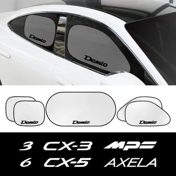 5 Шт. Солнцезащитный Козырек На Боковое Заднее Стекло Автомобиля Для Mazda Demio CX-5 Axela 3 MPS CX-3 6 Atenza MS MX-5 CX-30 Skyactiv Bt-50 2 Аксессуара
