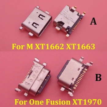 50шт USB Зарядное Устройство Док-станция Для Зарядки Порты И Разъемы Разъем Для Motorola Moto M XT1662 XT1663 One Fusion XT2073 XT2073-2 Jack Type C Plug