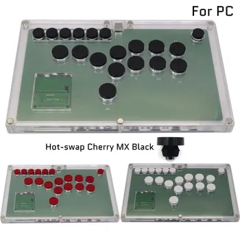 B1-PC-DIY Ультратонкий Аркадный Джойстик на все кнопки в стиле Hitbox, Игровой контроллер Fight Stick Для ПК, USB С возможностью горячей замены Cherry MX