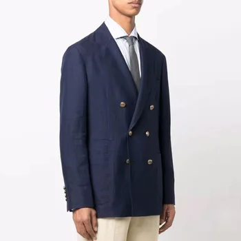 E1368-Мужской костюм Four Seasons, повседневное деловое пальто свободного покроя