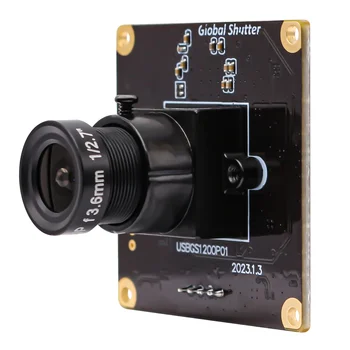 ELP 1200 P с глобальным затвором 90 кадров в секунду Модуль USB-камеры M12 2.1/2.8/3.6/6/8/12/16/25 мм, 2,8-12 мм с переменным фокусным расстоянием вручную