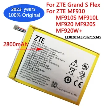 LI3820T43P3h715345 Оригинальный Аккумулятор Для ZTE Grand S Flex MF910 MF910S MF910L MF920 S MF920W + Аккумулятор Маршрутизатора MEGAFON MR150-5 835F