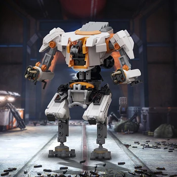 MOC Titanfalled BT-7274 Фигурка робота Строительные блоки Игровой персонаж-стрелялка Мех-Воин Кирпичные Игрушки Подарки
