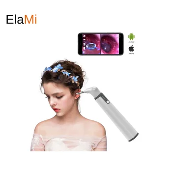 WIFI визуальный цифровой отоскоп ELAMI беспроводная ушная камера 3,9 мм для мобильного телефона Iphone Android HD средство для удаления ушной серы