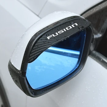Автомобильное зеркало заднего вида, аксессуары для бровей от дождя, Непромокаемый чехол для Ford Fusion 5 2002-2012 2013 2014 2015 2016 2017 2018 2019-2022