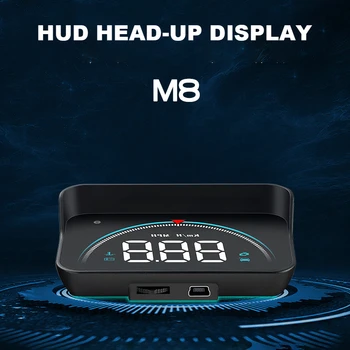 Автомобильный головной дисплей OBD 3,5-дюймовый HD автомобильный портативный проектор Сигнализация превышения скорости Общий автомобильный дисплей Большой шрифт HUD Автомобильная электроника