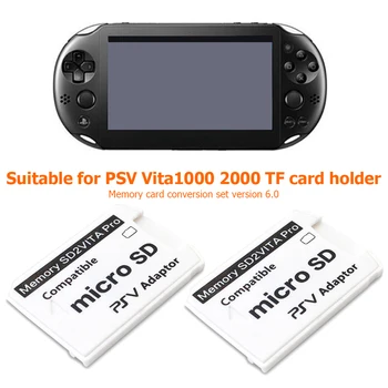 Адаптер для карт памяти, декор для переноски, пылезащитный портативный SD2VITA 6.0 для PlayStation PS Vita 1000 2000 Система 3.65