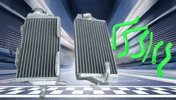 Алюминиевый радиатор и силиконовый шланг радиатора для Honda 2000-2001 CR125 CR125R CR 125 2000 2001 00 01