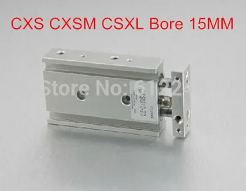 Диаметр CXS15*100 мм, Ход 100 мм, Двухвальный цилиндр серии CXS15-100 CXS