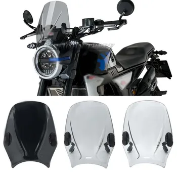 Для ZONTES 350 GK ABS GK-125 2022 2023 Ветровое стекло мотоцикла, козырек на лобовое стекло, козырек с двойным пузырьковым экраном