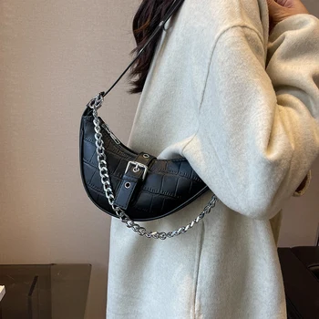 Женская сумка через плечо большой емкости, стильная рабочая сумка из искусственной кожи, модная седельная сумка, сумка-слинг для повседневной однотонной сумки