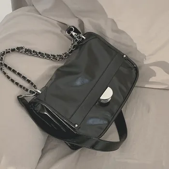 Женская сумочка из мягкой кожи, высококачественная привлекательная сумка-тоут в повседневном стиле, модная сумка-мессенджер большой емкости
