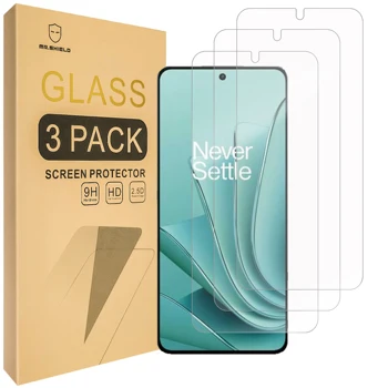 Защитная пленка Mr.Shield [3 комплекта] Для экрана OnePlus Nord 3 / OnePlus Ace 2V [Закаленное стекло] [Японское стекло твердостью 9H]