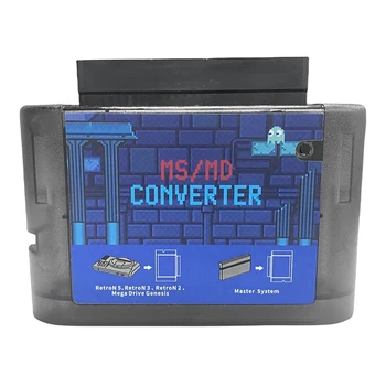 Игровая карта для записи MS В MD Конвертер Игровых карт Игровая Видеокассета Для Megedrive Для Genesis Hyperdrive Для Master System Прочный