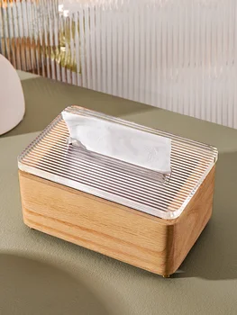 Коробка для бумаги, Бытовая коробка для салфеток из массива дерева, Коробка для всасывания на журнальном столике, Высококачественная коробка для бумаги