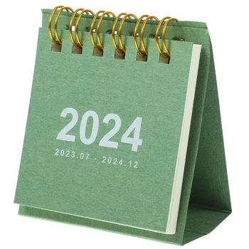 Маленький настольный календарь на 2024 год для отрывных предметов домашнего обихода в классе, Бумажные принадлежности для офиса