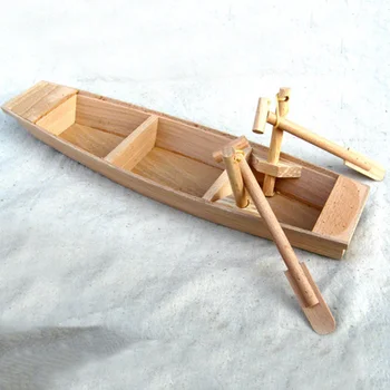 Модель лодки, маленькая деревянная лодка, деревянная мини-модель лодки, маленькая деревянная рыбацкая лодка, маленькая модель лодки для украшения домашнего офиса