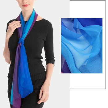 Модный однотонный шарф градиентного цвета, женский платок, Длинная шаль и палантины, Летняя Бандана, Элегантный Хиджаб 160x50 см
