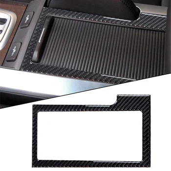 Накладка на центральный подстаканник из углеродного волокна для Acura TL 2004-2008 Прямая замена автомобильных аксессуаров