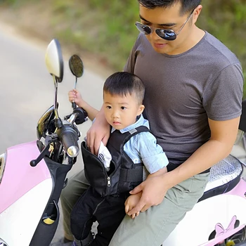 Новый Детский Регулируемый ремень безопасности для мотоциклов, ремень безопасности для электромобилей для детей, Фиксированный ремень безопасности