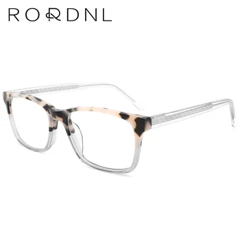 Оптическая близорукость, очки в квадратной оправе для мужчин, Оптовая продажа, Италия, Ацетат, Мужские очки, Рецепт, Брендовые дизайнерские очки