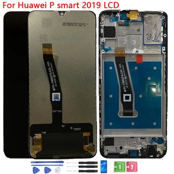 Оригинальный ЖК-дисплей 6,21 Дюйма Для Huawei P Smart 2019 ЖК-дисплей С Рамкой Дигитайзер В Сборе Для Ремонта ЖК-дисплея P Smart 2019