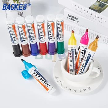 Оригинальный китайский маркер Baoke 12 цветной алкогольный поп-маркер art pen рекламный набор ручек для рисования художником aer supplies