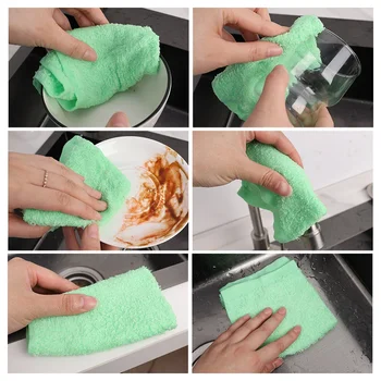Очиститель для дома Маслопоглощающие прокладки Инструменты Тряпки Кухонные тряпки для мытья посуды Волшебные полотенца для удаления загрязнений Супер Антипригарная чистка