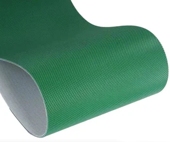 Периметр: Конвейерная лента с Зеленым Ромбовидным рисунком из ПВХ 1400x230x2mm