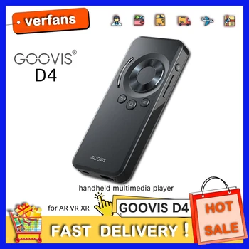 Портативный мультимедийный плеер GOOVIS D4 Blu-ray с головным дисплеем, блок управления смарт-очками AR VR XR, универсальный двойной видеовыход