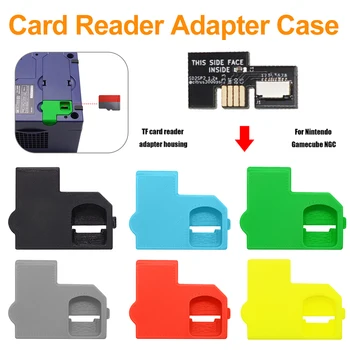 Портативный чехол-адаптер для чтения карт памяти microSD с 3D-принтом, корпус адаптера для чтения карт памяти TF, игровые аксессуары для Gamecube NGC