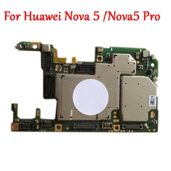 Протестирована Работа Оригинальной Материнской Платы Разблокировки Huawei Nova 5 Nova5 Pro SEA-AL00 SEA-AL10 Логическая Схема Материнской платы Электронные Чипы