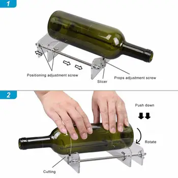 профессиональный инструмент для резки стеклянных бутылок 1шт для резки стеклянных бутылок своими руками Машина для резки вина Пива с отвертками