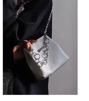 Роскошная женская брендовая сумка через плечо с искусственным камнем, повседневная маленькая квадратная сумка-мессенджер на цепочке