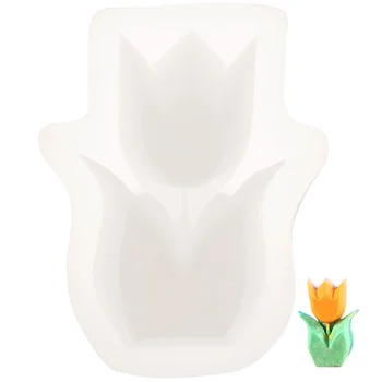 Силиконовая форма Ароматизированная Форма Форма в форме цветка Тюльпана Сделай сам Форма для мыла для рук
