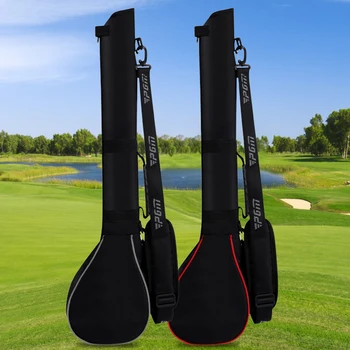Складная сумка для гольфа с мягкой резиновой ручкой вмещает 3 клюшки для гольфа, подставку для переноски на молнии, мягкую сумку для клюшек для гольфа для мужчин и женщин
