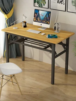 Складной стол, стол для маникюрного салона, компьютерный стол для раздевания, тренировочный стол, письменный стол, простой обеденный стол, домашний прямоугольный стол