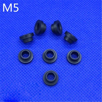 Т-образная шайба M5, нейлоновая пластиковая ступенчатая прокладка, изоляционная втулка колонны, заглушка, белый/черный