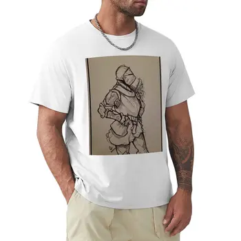 Традиционная футболка с рисунком рыцаря, аниме-футболка, аниме-одежда, обычная футболка, футболки для любителей спорта, мужские винтажные футболки