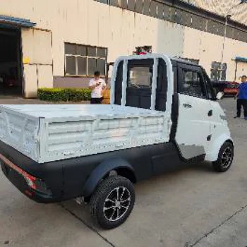 Универсальные автомобили для доставки грузов 4-колесная электрическая тележка быстрого питания для взрослых Мини-грузовик для доставки грузов
